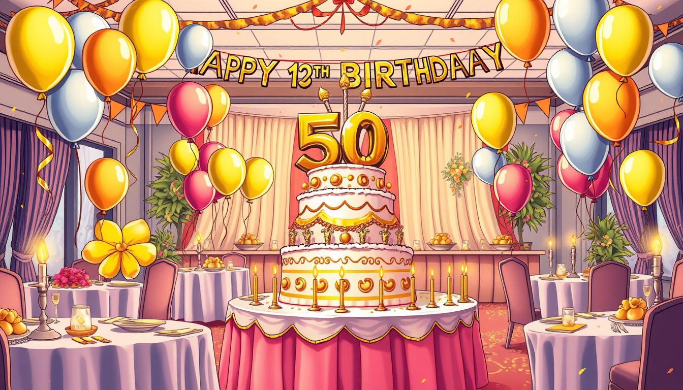 Goldene Kuchendekoration Zum 50. Geburtstag – Glitzer-Aufsatz Für Cupcakes & Torten