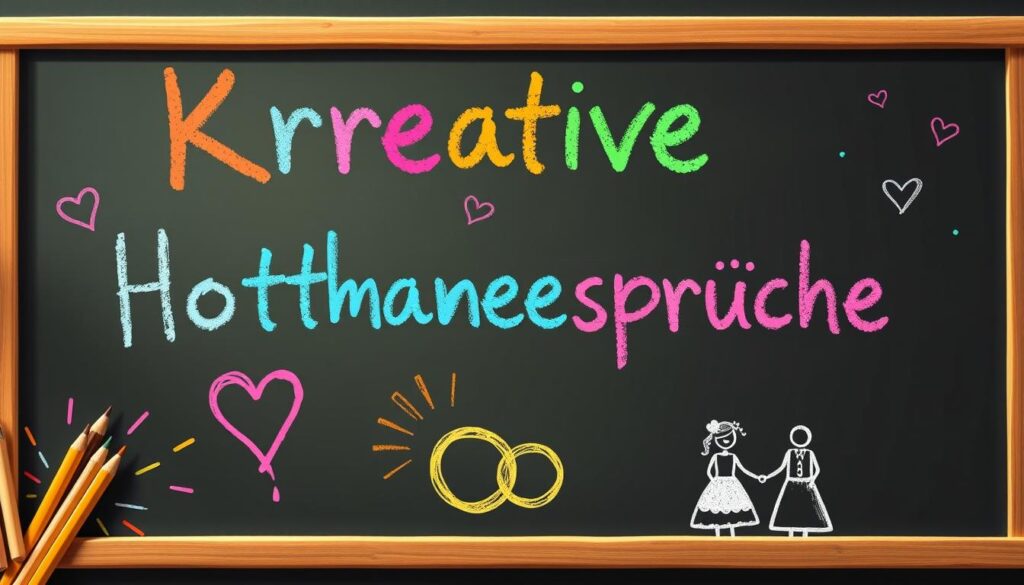 Kreative Hochzeitssprüche