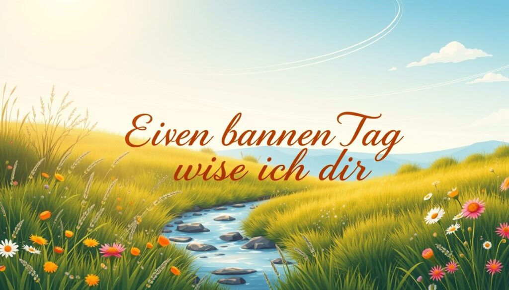 einen schönen tag wünsche ich dir