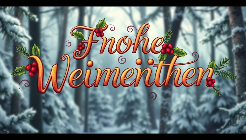 frohe weihnachten