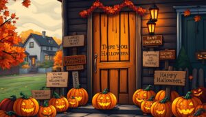 halloween sprüche für die haustür