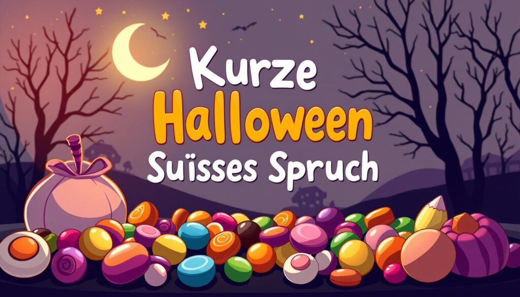 kurze halloween süßes spruch