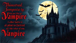 vampir sprüche für halloween