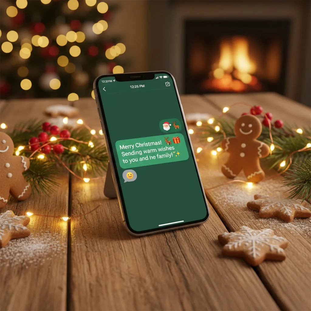 Weihnachtsgruesse für WhatsApp
